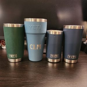 Yeti Rambler Tumblers Lot of 4